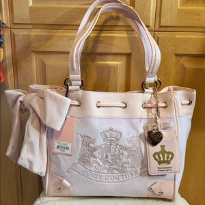 Juicy Couture classic Scottie dog Tote Bag